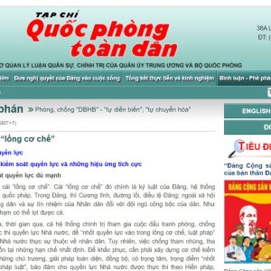 “Severely addicted” with power, Vietnamese commununist chief is increasingly taking “high-dose drugs” so officials get scared